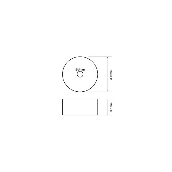 3 Clapets Perces 19x5