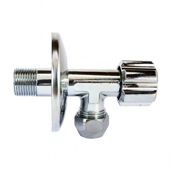 Schell Robinet D'arret Sous Lavabo 15/21+rosace