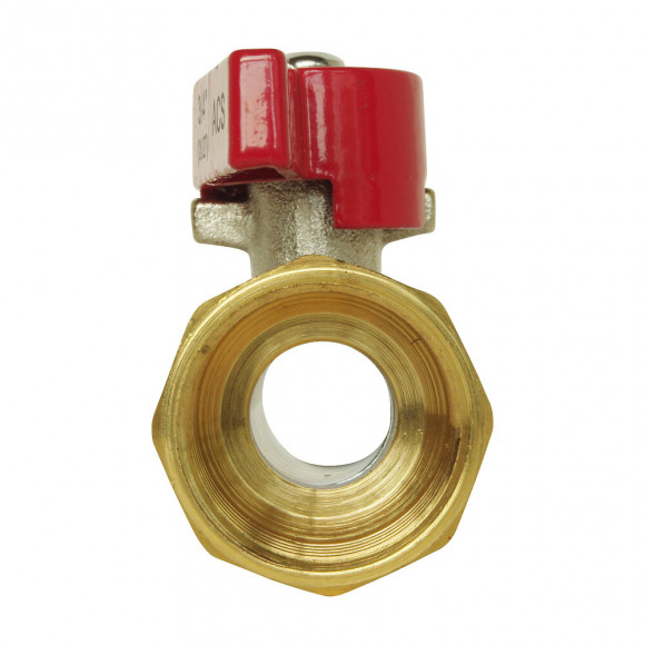 Vanne À Sphère Mâle / Mâle 12/17 - Poignée Plate - Passage Standard