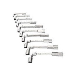 Jeu De 10 Clés À Pipe Débouchées 6-6 Pans - 8mm A 24mm