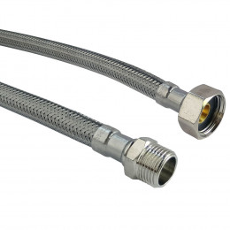 Flexible Sanitaire Inox-dn8 - Long 50cm - Droit M12/17 - Droit F15/21