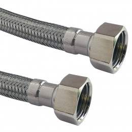 Flexible Sanitaire Inox - Dn10 - Long 150cm - Ff15/21