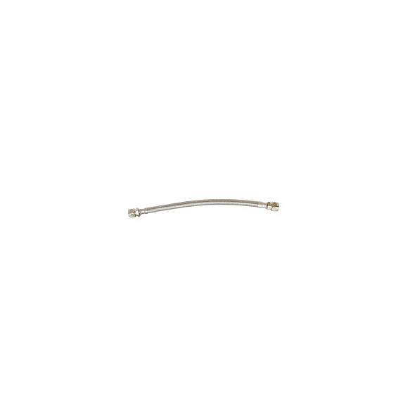Flexible Sanitaire Inox -dn8 - Long 30cm - Bicone Droit Pour Cuivre 14/10