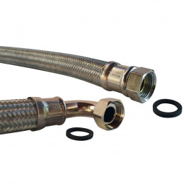 Flexib Chauf Dn20 Galva Coude L500 Ff3/4