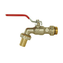 Robinet D'arrosage À Sphère Auto Étanche Et Orientable 15/21-20/27 - Laiton Nick