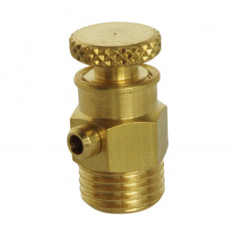 Robinet Purgeur Simple Sans Presse-étoupe - Tête À Volant 8/13