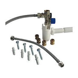 Kit Complet De Raccordement Chauffe-eau Avec Groupe De Sécurité Eau Neutre