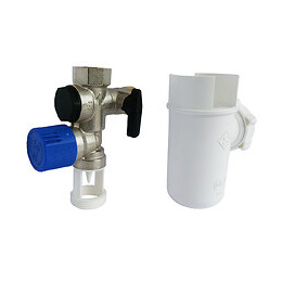 Kit Nf Comprenant 1 Groupe De Sécurité Laiton Et 1 Entonnoir Siphon