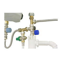 Kit Complet De Raccordement Chauffe-eau Avec Groupe De Sécurité Eau Neutre