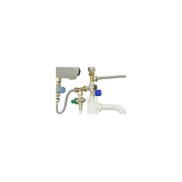 Kit Complet De Raccordement Chauffe-eau Avec Groupe De Sécurité Eau Neutre