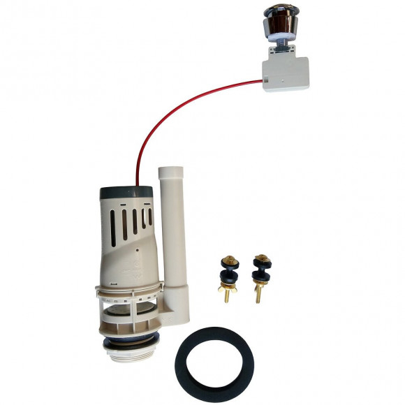 Mécanisme De Vidage Nf - Soupape Réglable - Double Poussoir 3/6 Litres - À Câble