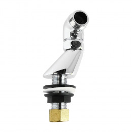 Raccord Chromé Sur Gorge Excentrée 22mm 20/27