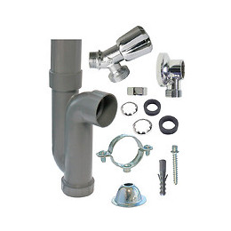 Kit D'installation Pour 1 Machine À Laver- Rob Standard- Siphon Sort Horizontale