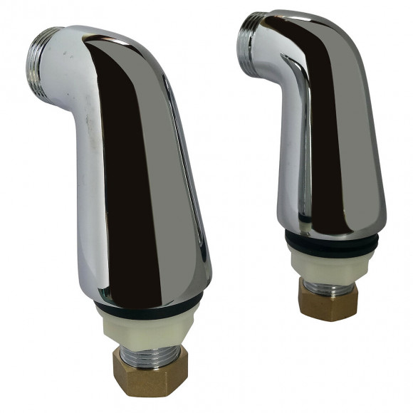 Raccord Colonette Modèle "luxe" Chrome - M15/21 M20/27