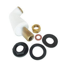 Raccord Colonette Droit "luxe" Blanc