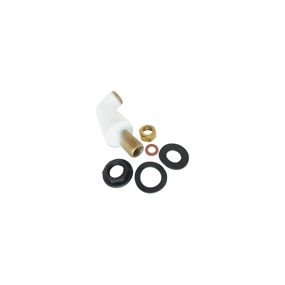 Raccord Colonette Droit "luxe" Blanc