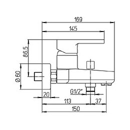 Mitigeur Bain-douche Gamme Thalie - Nf / 10 Ans / Ecau