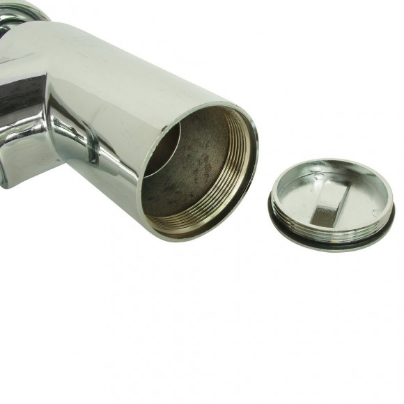 Siphon De Lavabo Design Tube Arrondi -evacuation Ø 32