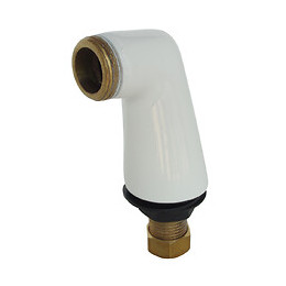 Raccord Colonette Droit "luxe" Blanc