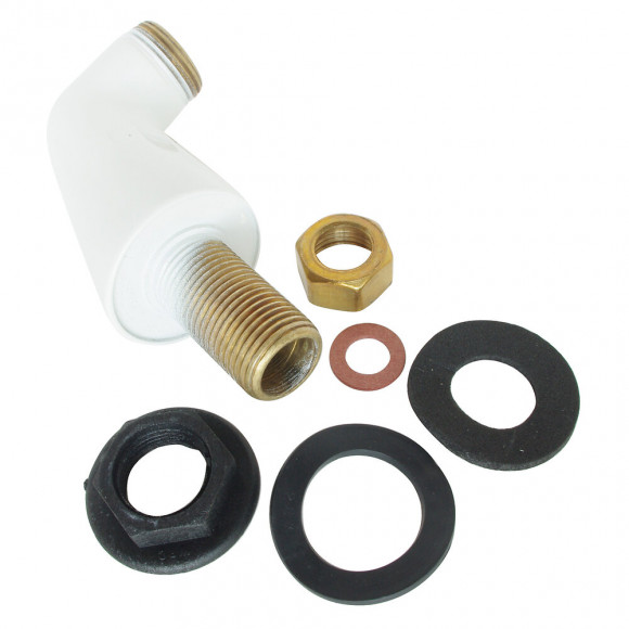 Raccord Colonette Droit "luxe" Blanc