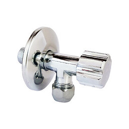 Robinet D'arrêt Chromé Sous Lavabo Moèdle Long M12/17 Ø10