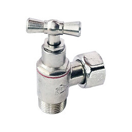 Robinet De Wc Équerre Laiton Brut M12/17 - Ecrou Prisonnier 12/17