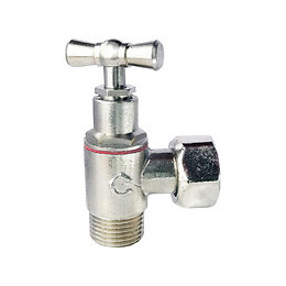 Robinet De Wc Équerre Laiton Brut M12/17 - Ecrou Prisonnier 12/17