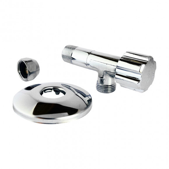 Robinet D'arrêt Chromé Sous Lavabo Moèdle Long M12/17 Ø10