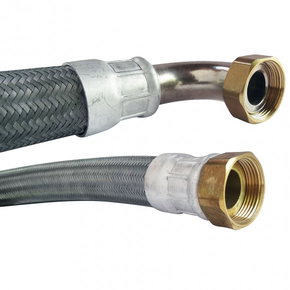 Flex Chauf Dn33 Galva L500 Coude Ff1"1/4