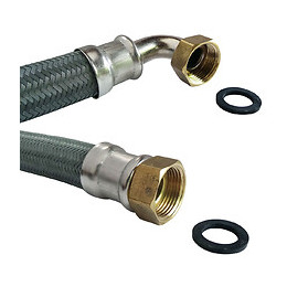 Flexi Chauf Dn26 Galva L700 Coude Ff 1"