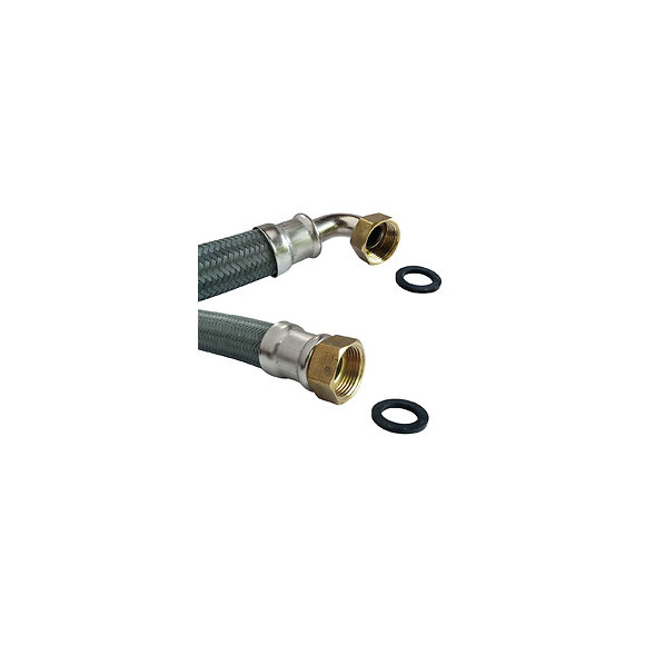 Flexi Chauf Dn26 Galva L700 Coude Ff 1"