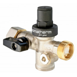 Bloc Réducteur 3-en-1 Avec Clapet + Vanne -  Ecrou Tournant /mâle 20/27