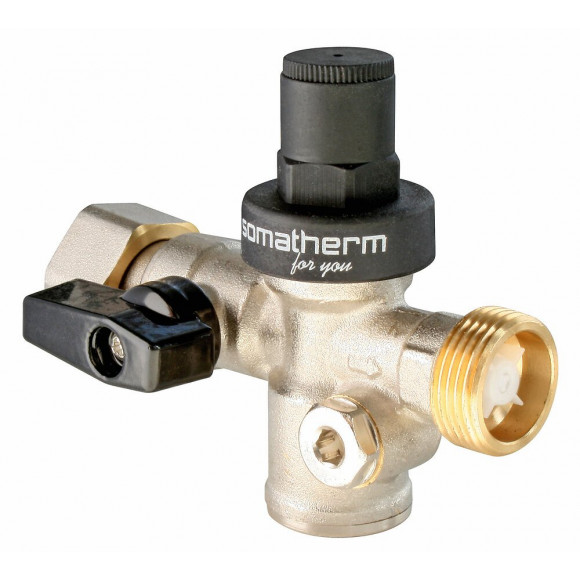Bloc Réducteur 3-en-1 Avec Clapet + Vanne -  Ecrou Tournant /mâle 20/27