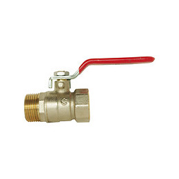 Vanne À Sphère Mâle / Femelle 15/21 - Poignée Plate - Passage Standard