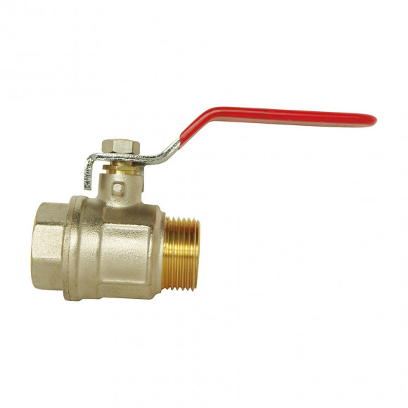 Vanne À Sphère - Mâle / Femelle 33/42 - Poignée Plate - Passage Intégral