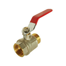 Vanne À Sphère - Mâle / Femelle 50/60 - Poignée Plate - Passage Intégral