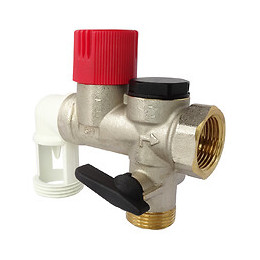 Groupe De Sécurité Coudé Siège Inox Pour Eau Agressive Nf 20/27 (3/4'')