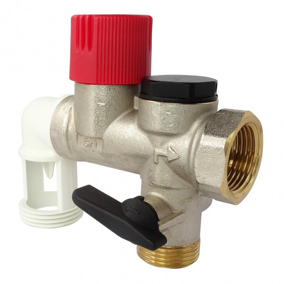 Groupe De Sécurité Coudé Siège Inox Pour Eau Agressive Nf 20/27 (3/4'')