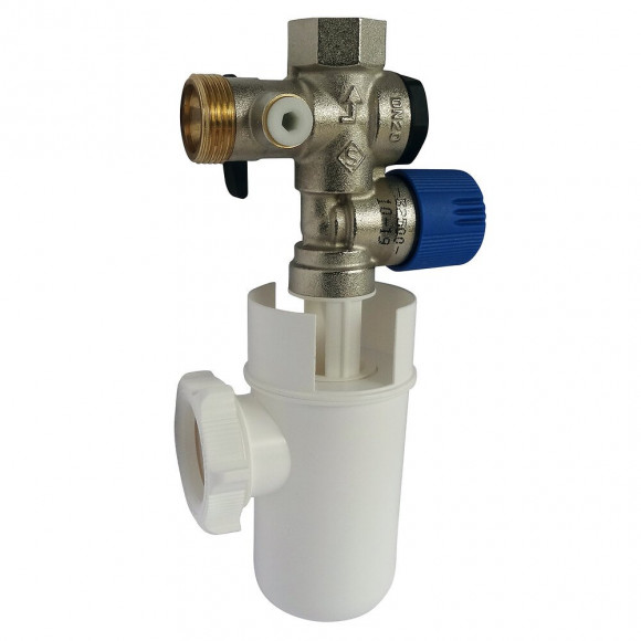 Kit Nf Comprenant 1 Groupe De Sécurité Laiton Et 1 Entonnoir Siphon