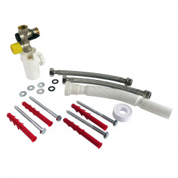 Kit Complet De Raccordement Chauffe-eau Avec Groupe De Sécurité Eau Calcaire