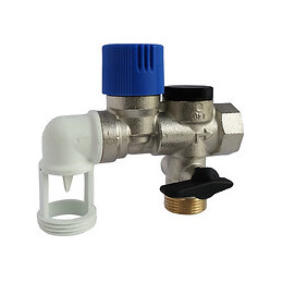 Groupe De Sécurité Coudé Siège Laiton Nf 20/27 (3/4'')