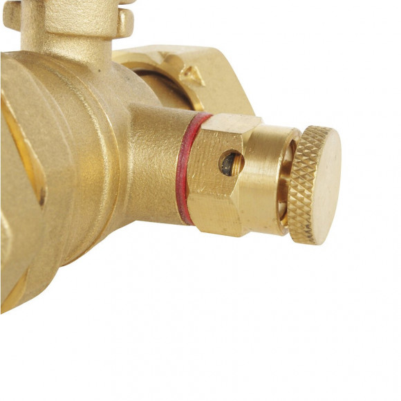 Robinet Compteur À Purge - Entrée Tube Pe D25 / Sortie Ecrou Prisonnier 20/27