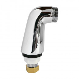 Raccord Colonette Droit "luxe" Chromé