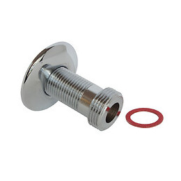 Raccord Droit Chromé 15/21 - Mâle 20/27