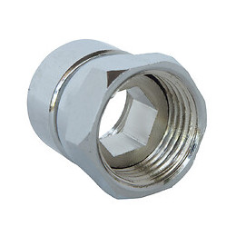 Raccord Chromé F20/27 - Ecrou 15/21