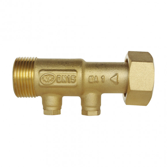 Clapet Antipollution Double Purge Nf - Ecrou 20/27/mâle 20/27 - Lg. 78 Mm