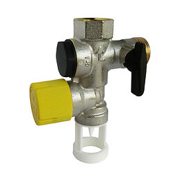 Groupe De Sécurité Droit Siège Téflon Pour Eau Calcaire Nf 20/27 (3/4'')