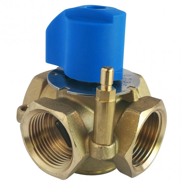 Vanne Mel. Laiton 4voies 26/34