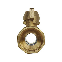 Robinet Compteur Droit - Entrée Femelle 20/27 / Sortie Ecrou Prisonnier 20/27