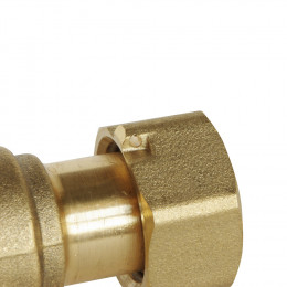 Robinet Compteur Droit - Entrée Mâle 20/27 / Sortie Ecrou Prisonnier 20/27